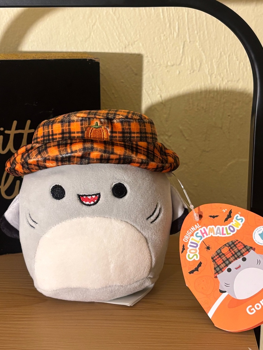 Gordon 4” FTM Halloween bucket hat Shark Squishmallows a plush